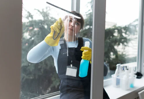 Nettoyage de vitres intérieures et extérieures à Voué